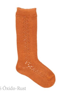 Calcetines Naranja  Altos Calados Perl