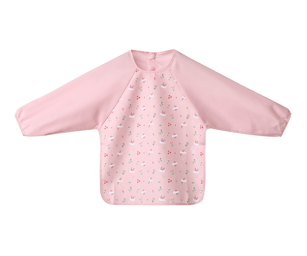 Babero con Mangas Blossom Birds 1 Babero con Mangas Blossom Birds