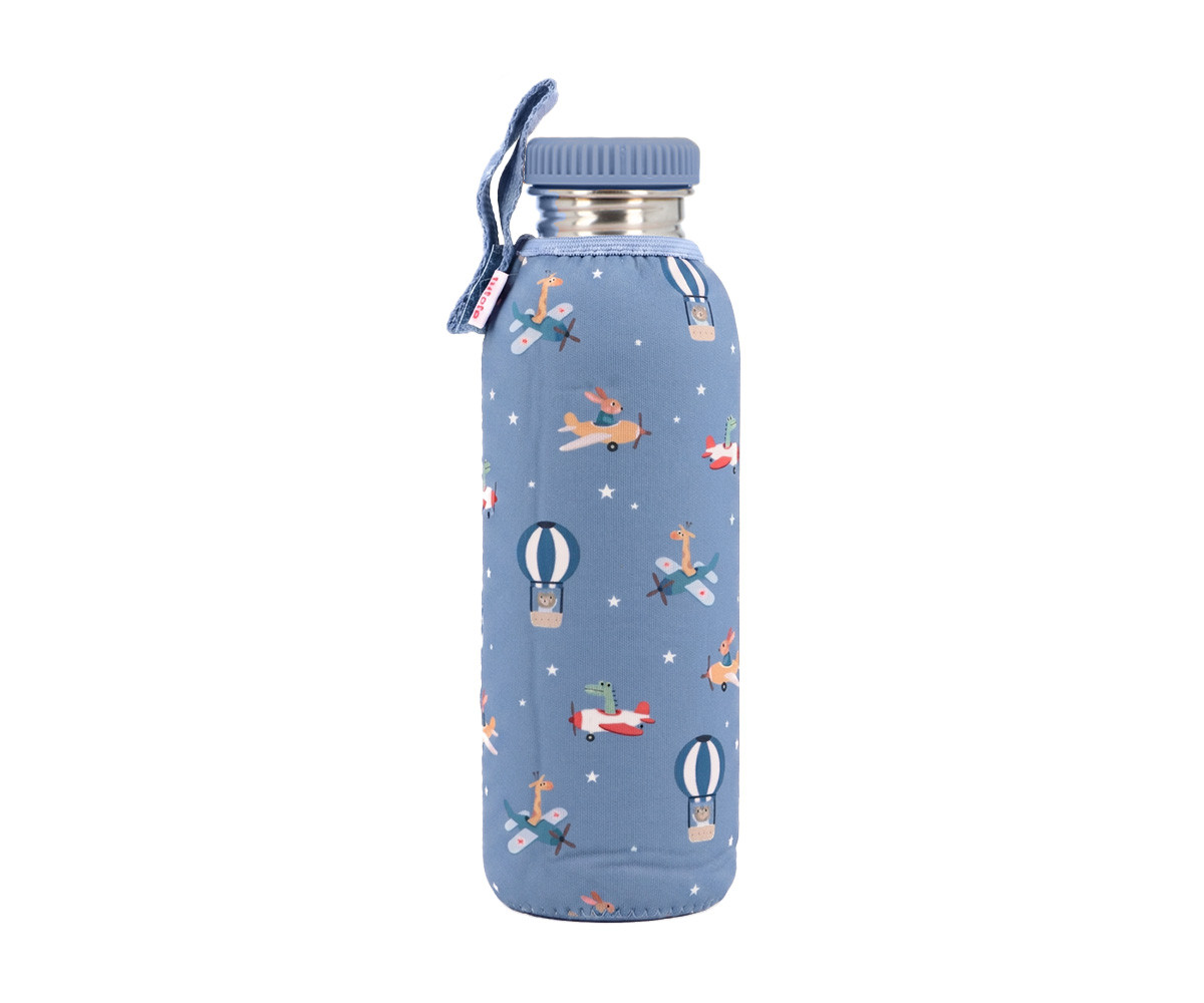 Botella Acero con Funda Planes Personalizable 750ML 1 Botella Acero con Funda Planes Personalizable 750ML