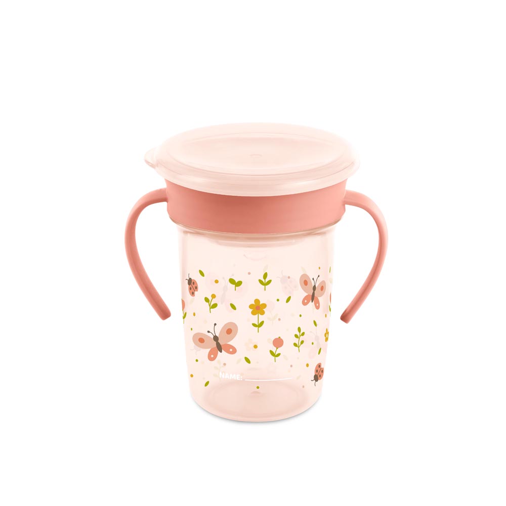 Vaso de aprendizaje sippy cup 360 butterfly 1 Vaso de aprendizaje sippy cup 360 butterfly