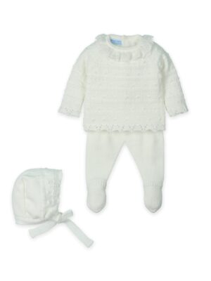 Traje 3P Canesú organza "TIMELESS OFF-WHITE"