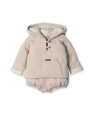 Sudadera capucha ECO + Culotte fleece "WESTY NATURAL"