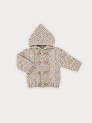 CHAQUETON PUNTO DOBLE PIEDRA