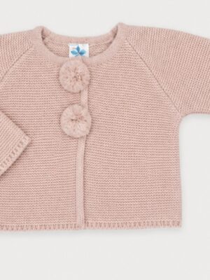 CHAQUETA PUNTO BOBO POMPONES MAQUILLAJE