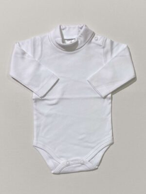 BODY  ALGODON CON  CUELLO  CISNE  BLANCO