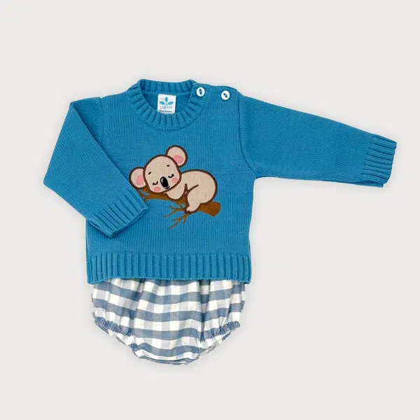 CONJUNTO KOALA AZUL 1 CONJUNTO KOALA AZUL