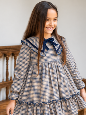 VESTIDO  CUADROS FIONA
