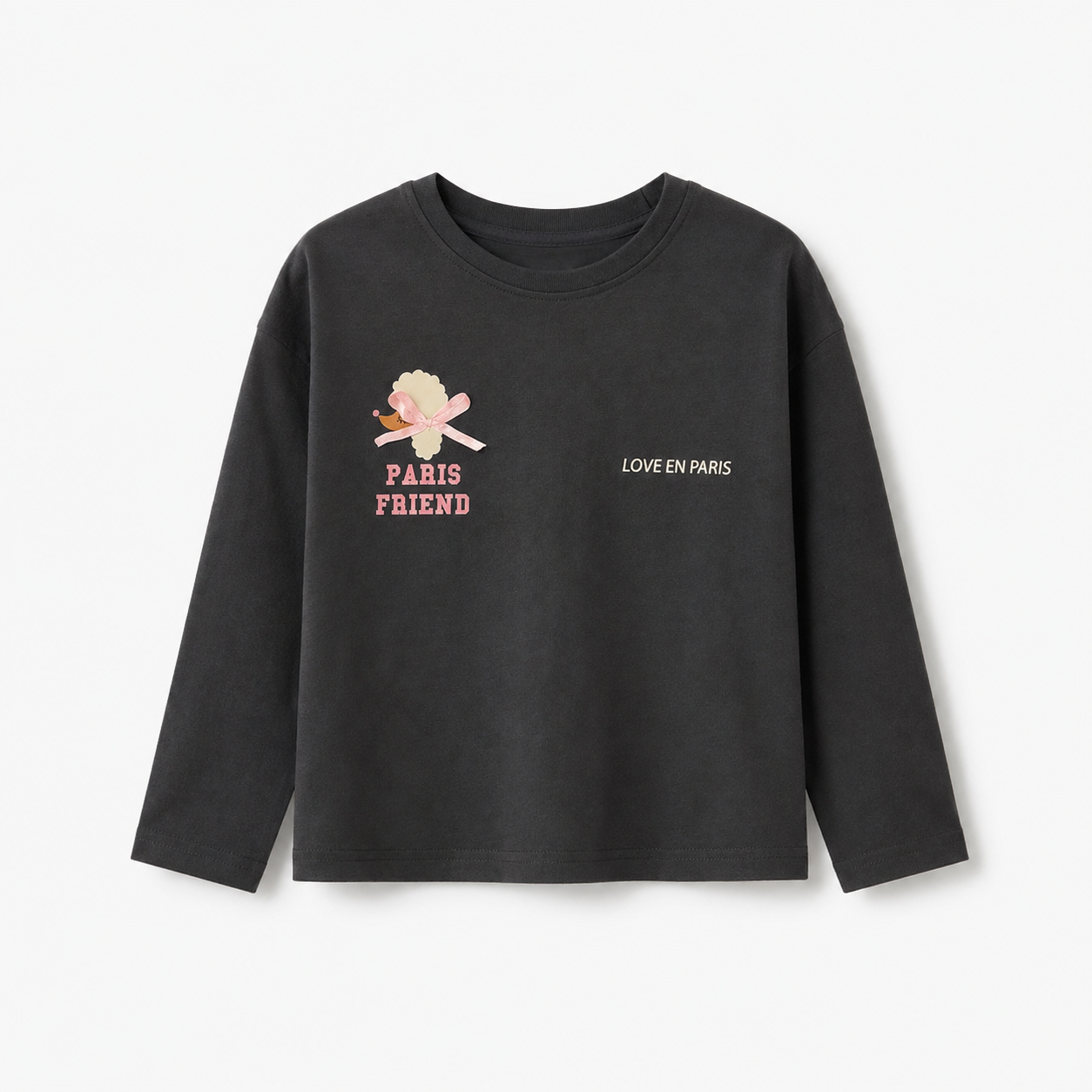 CAMISETA ALGODON PARIS NIÑA 1 CAMISETA ALGODON PARIS NIÑA
