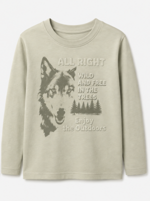CAMISETA ALGODON LOBO