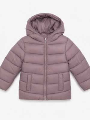 CHAQUETON ACOLCHADO NIÑA LILA