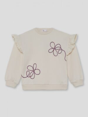 SUDADERA ALGODON FLOR