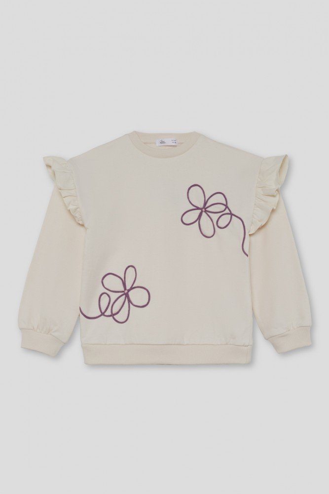 SUDADERA ALGODON FLOR 1 SUDADERA ALGODON FLOR