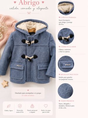 TRENKA NIÑO AZULON CON GORRO