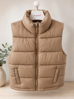 CHALECO MARRON