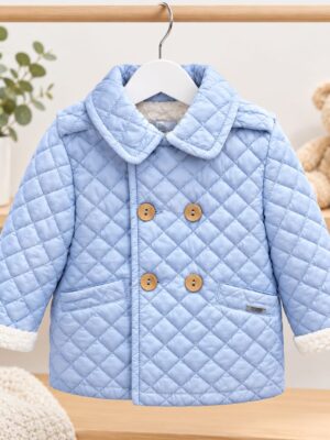 ABRIGO NIÑO ACOLCHADO CELESTE