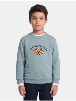 SUDADERA BASICA VERDE AGUA