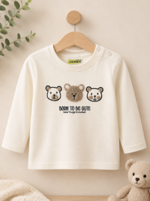 CAMISETA OSITOS  BLANCA