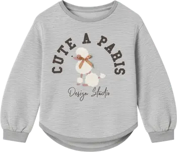 SUDADERA ALGODON PARIS NIÑA 1 SUDADERA ALGODON PARIS NIÑA