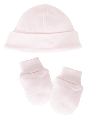 Pack natal gorro y manoplas Calamaro ROSA