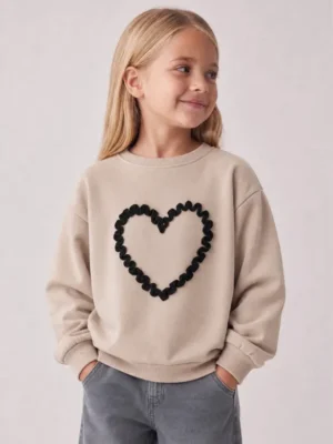 SUDADERA ALGODON CORAZON