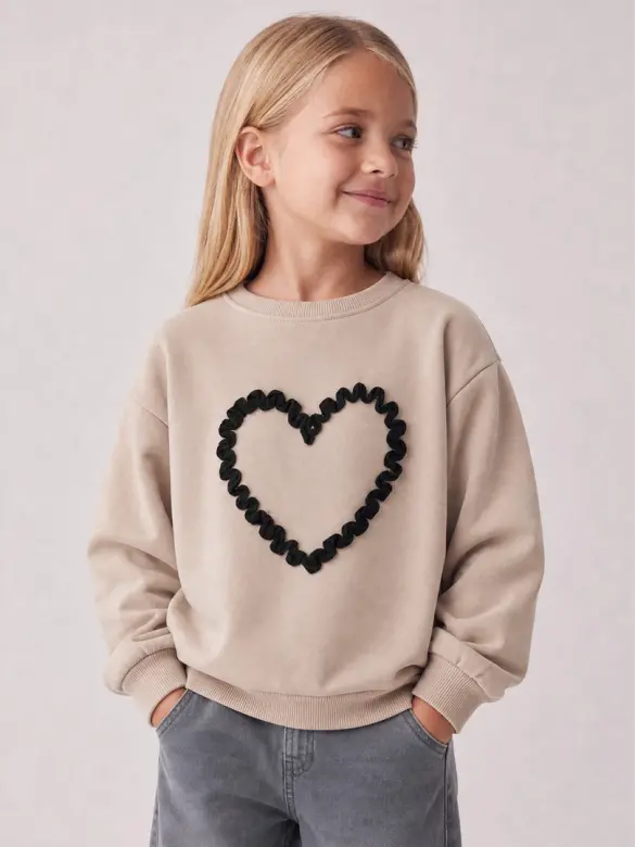 SUDADERA ALGODON CORAZON 1 SUDADERA ALGODON CORAZON